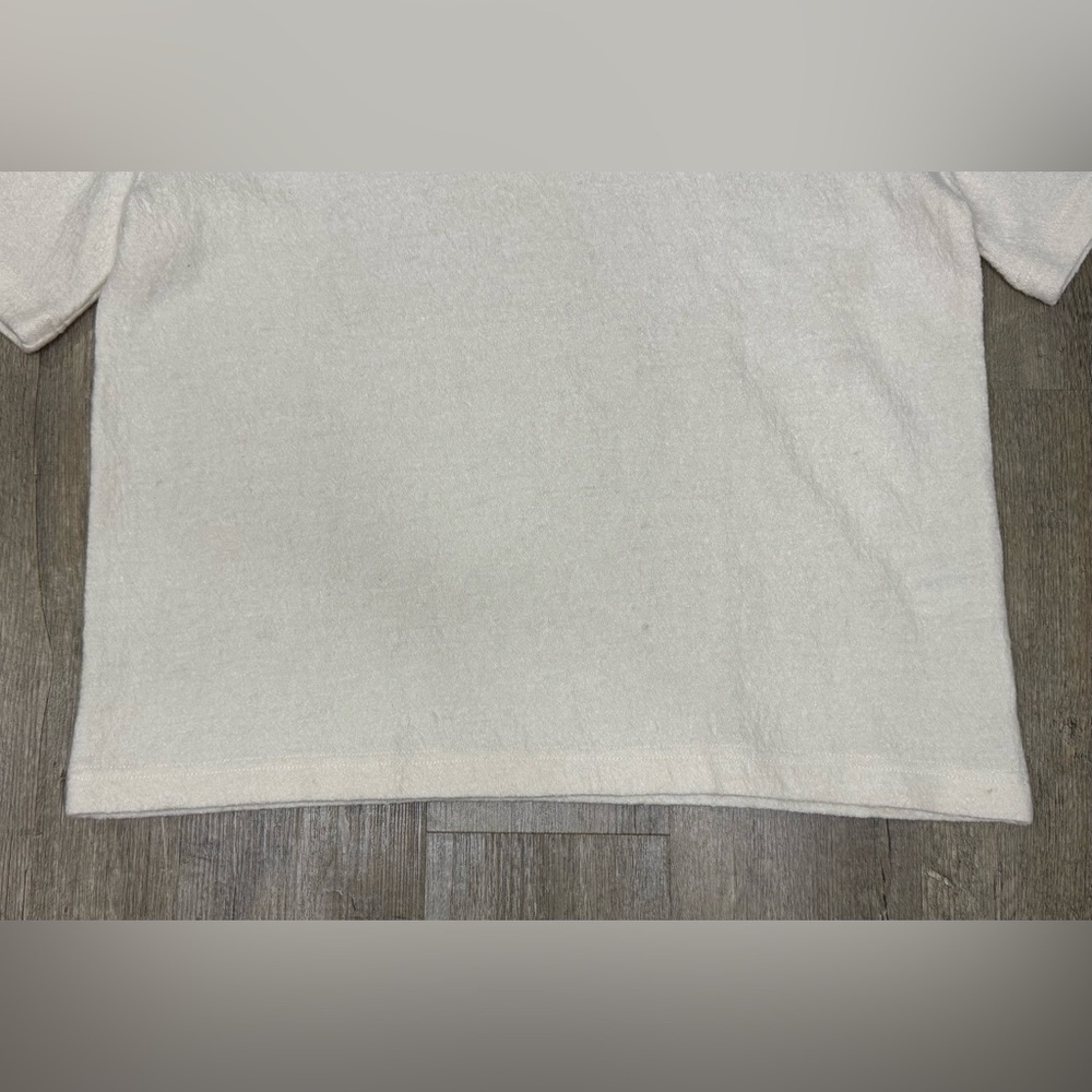 Zara Cream Short Sleeve Tee View 5